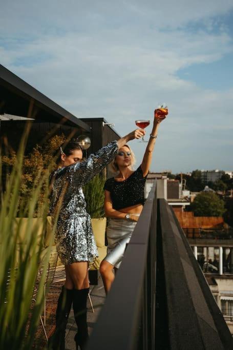 Ferienwohnung Laila Penthouse Antwerpen Exterior foto