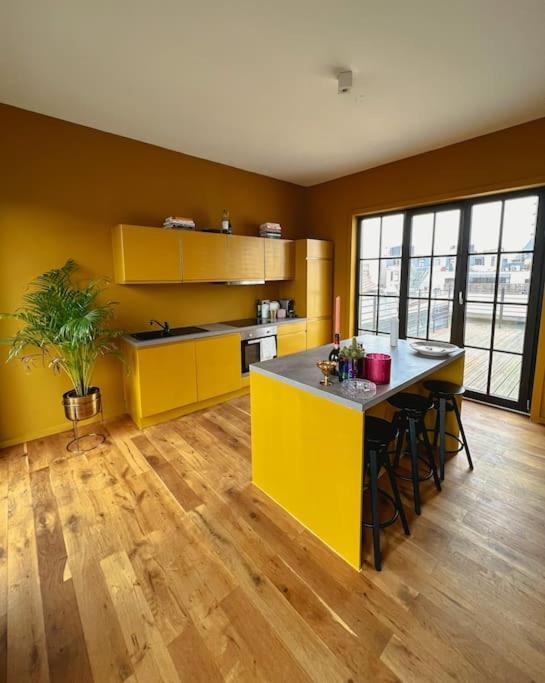Ferienwohnung Laila Penthouse Antwerpen Exterior foto
